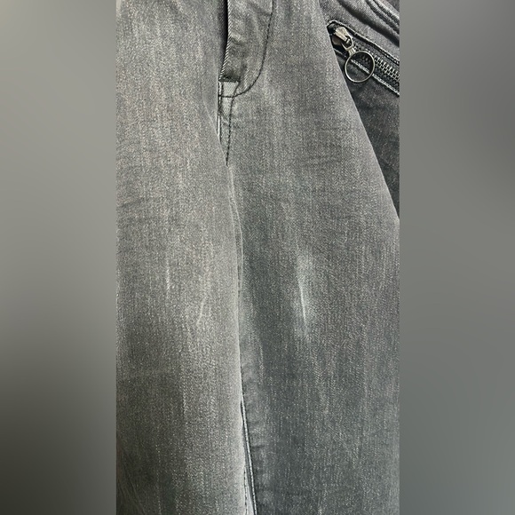 NWT BLANK NYC Skinny Classique Black faux leather Embellished Jeans 29 NEW - Picture 5 of 6